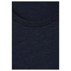 Street One Damen T-Shirt Gerda Deep Blue -Modebekleidungs Geschäft street one new gerda t shirt blau 11238 detail