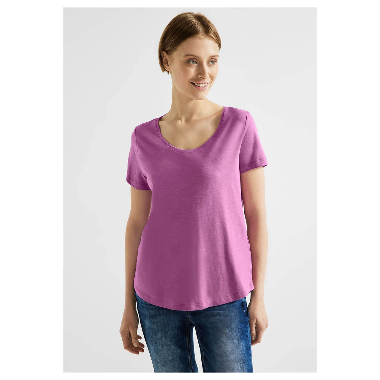 Street One Gerda T-Shirt Meta Lilac 2 Street One Gerda T-Shirt Meta Lilac – Bild 2