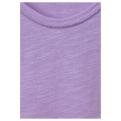 Street One Damen T-Shirt Gerda Smell Of Lavender -Modebekleidungs Geschäft street one new gerda t shirt violett 15384 detail