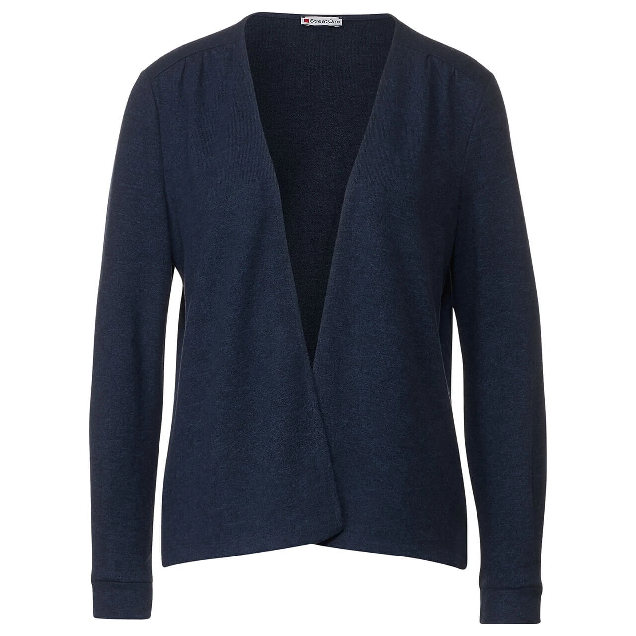 Street One Damen Strickjacke Jacy Deep Blue Melange 1 Street One Damen Strickjacke Jacy Deep Blue Melange