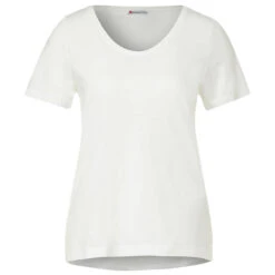 Street One Damen T-Shirt Gerda Off White