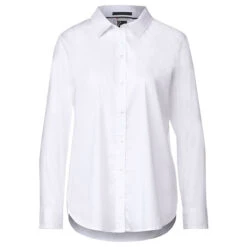 Street One Office Longblouse Damen Bluse White