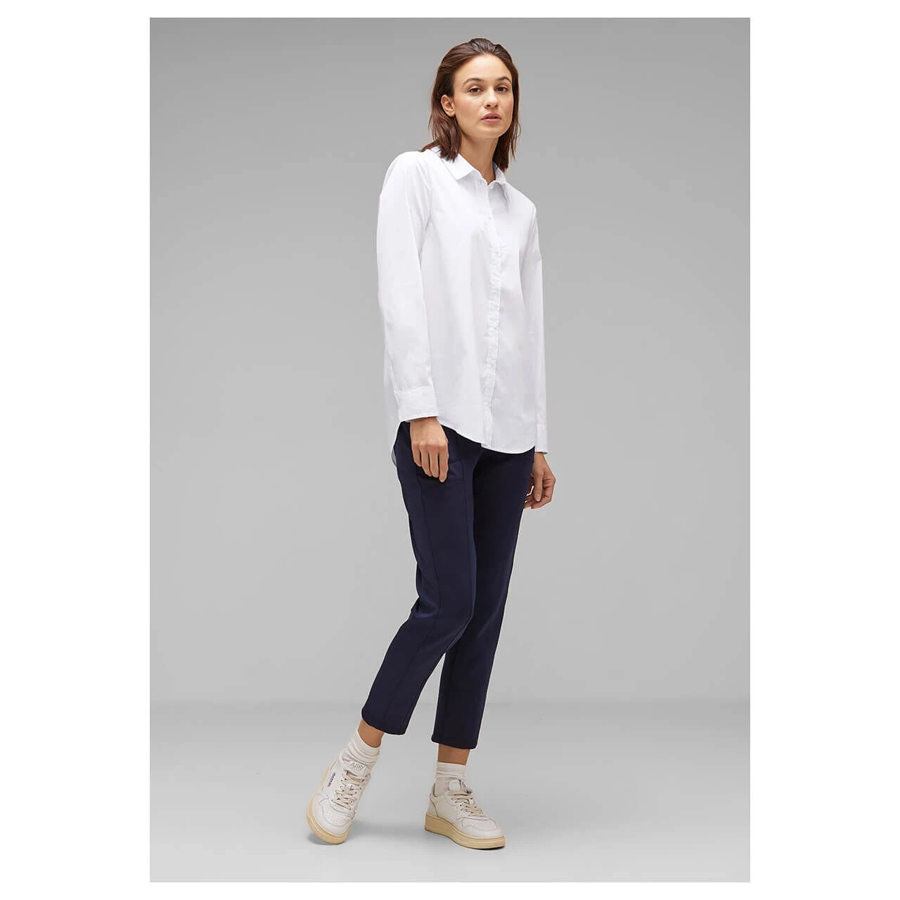 Street One Office Longblouse Damen Bluse White 4 Street One Office Longblouse Damen Bluse White – Bild 4
