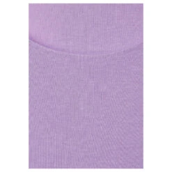 Street One Damen 3/4 Arm Shirt Pania Soft Pure Lilac -Modebekleidungs Geschäft street one pania shirt lavender 15289 detail