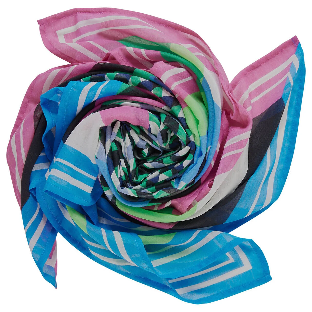 Street One Damen Tuch Multicolor Printed 2 Street One Damen Tuch Multicolor Printed – Bild 2