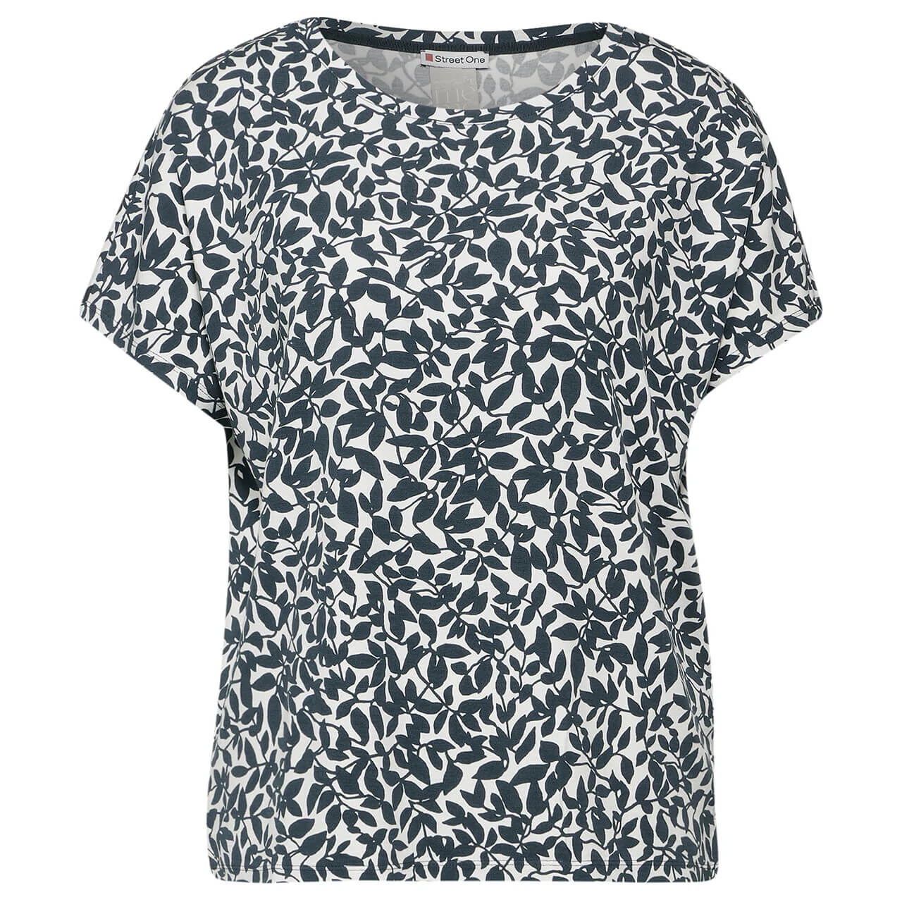 Street One Damen T-Shirt Crista Cool Vintage Green 1 Street One Damen T-Shirt Crista Cool Vintage Green