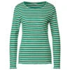 Street One Damen Langarm Shirt Rib Fresh Green