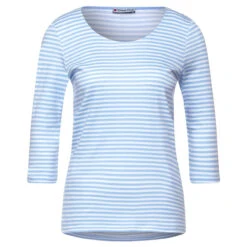 Street One Hanya 3/4 Arm Shirt Lucent Blue