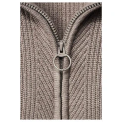 Street One Damen Pullunder Whisper Mocca Melange 11 Street One Damen Pullunder Whisper Mocca Melange -Modebekleidungs Geschäft street one sleeveless sweater troyer pollunder beige 15173 model detail