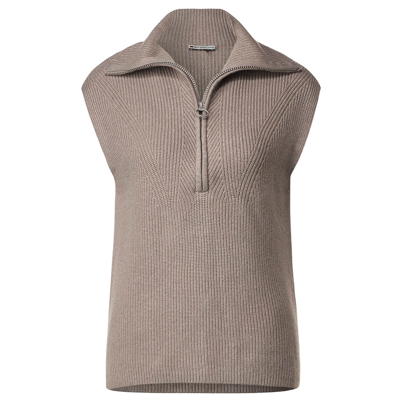 Street One Damen Pullunder Whisper Mocca Melange 1 Street One Damen Pullunder Whisper Mocca Melange