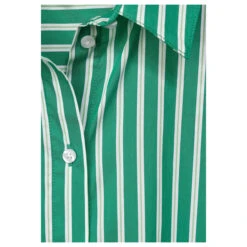 Street One Damen Langarm Bluse Striped Business Fresh Green -Modebekleidungs Geschäft street one striped business blouse hemdbluse gruen 35376 detail
