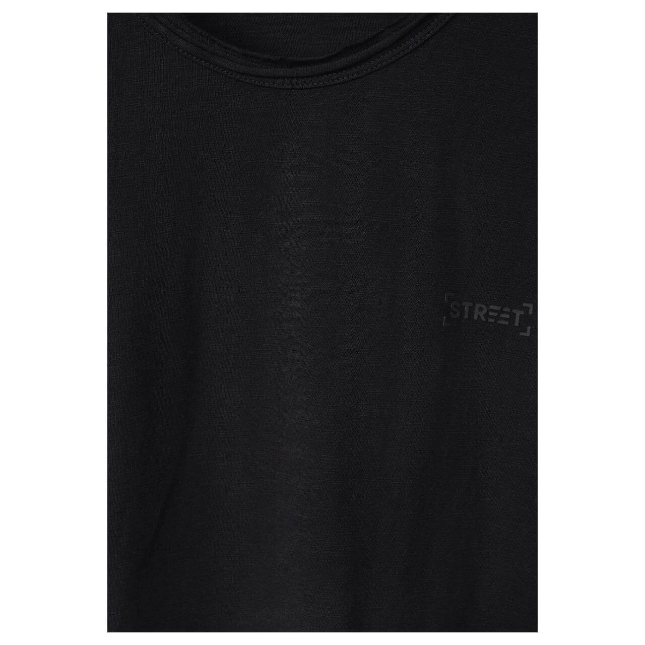 Street One Men Raw Edge Slub T-Shirt Black 5 Street One Men Raw Edge Slub T-Shirt Black – Bild 5