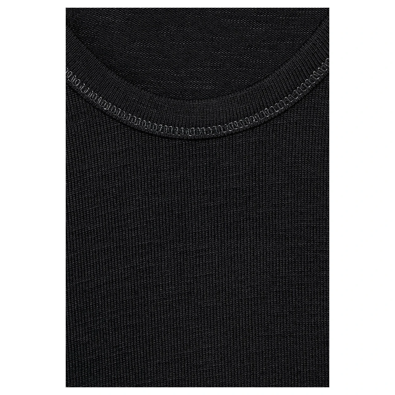 Street One Damen T-Shirt Deep Black Glitter 2 Street One Damen T-Shirt Deep Black Glitter – Bild 2