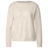 Street One Damen Pullover U-Boat Sweater Whisper Cream Melange