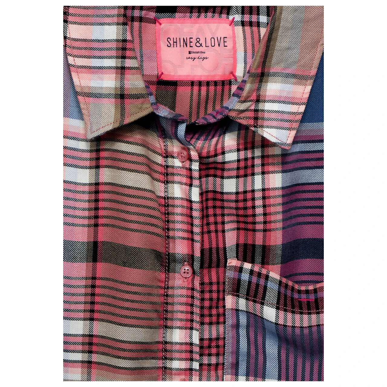 Street One Damen Bluse Peachy Rose 2 Street One Damen Bluse Peachy Rose – Bild 2