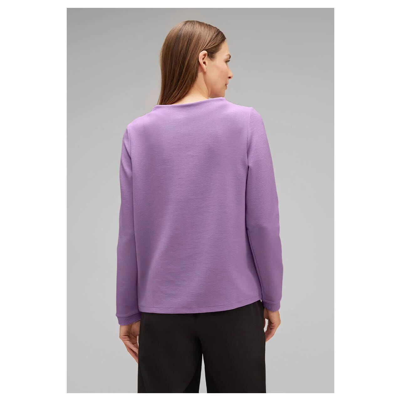 Street One Damen Pullover Turtle Neck Soft Pure Lilac 3 Street One Damen Pullover Turtle Neck Soft Pure Lilac – Bild 3