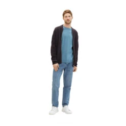 Tom Tailor Herren Pullover Basic Crewneck Blue Water Melange Compact Cotton 8 Tom Tailor Herren Pullover Basic Crewneck Blue Water Melange Compact Cotton -Modebekleidungs Geschäft tom tailor basic crewneck knit pullover blue water melange 24138 model ganz