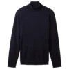Tom Tailor Herren Rollkragen Pullover Turtleneck Knit Navy