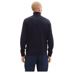 Tom Tailor Herren Rollkragen Pullover Turtleneck Knit Navy 9 Tom Tailor Herren Rollkragen Pullover Turtleneck Knit Navy -Modebekleidungs Geschäft tom tailor basic turtleneck knit pullover blau 13160 hinten