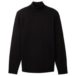 Tom Tailor Herren Rollkragen Pullover Turtleneck Knit Black