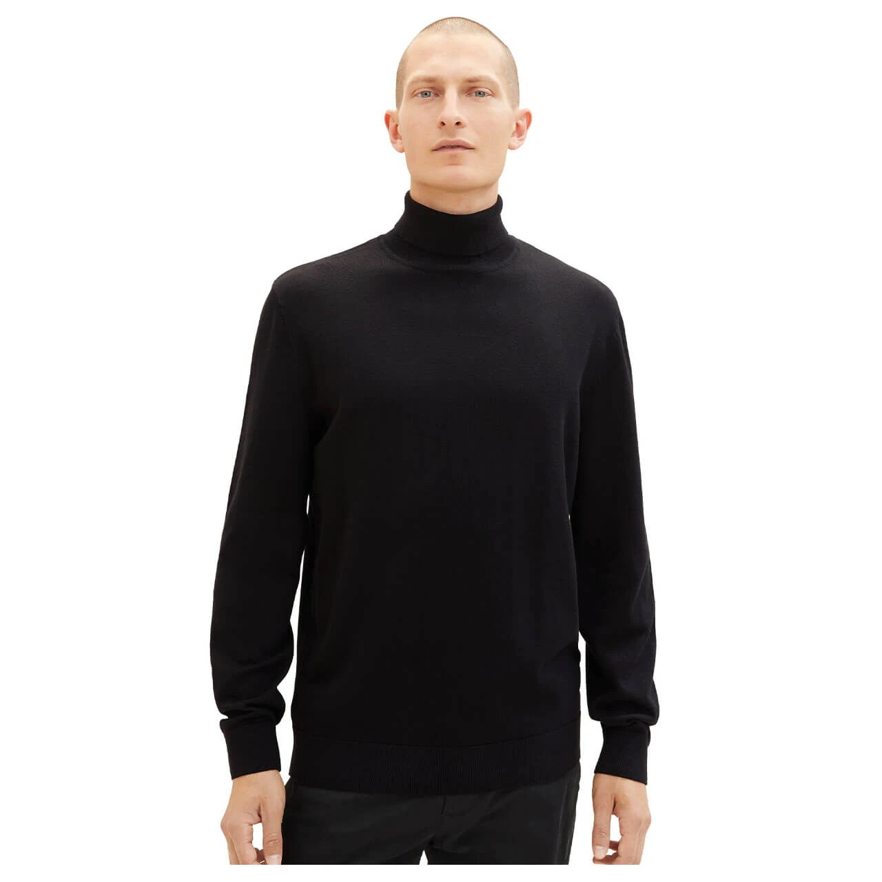 Tom Tailor Herren Rollkragen Pullover Turtleneck Knit Black 3 Tom Tailor Herren Rollkragen Pullover Turtleneck Knit Black – Bild 3