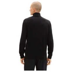 Tom Tailor Herren Rollkragen Pullover Turtleneck Knit Black 9 Tom Tailor Herren Rollkragen Pullover Turtleneck Knit Black -Modebekleidungs Geschäft tom tailor basic turtleneck knit pullover schwarz 29999 hinten