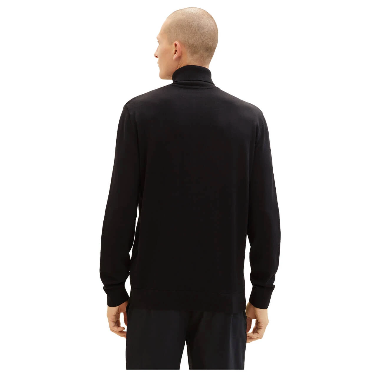 Tom Tailor Herren Rollkragen Pullover Turtleneck Knit Black 4 Tom Tailor Herren Rollkragen Pullover Turtleneck Knit Black – Bild 4