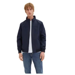Tom Tailor Herren Jacke Casual Blouson Sky Captain Dark Blue -Modebekleidungs Geschäft tom tailor casual blouson blau 10668 ansicht vorne