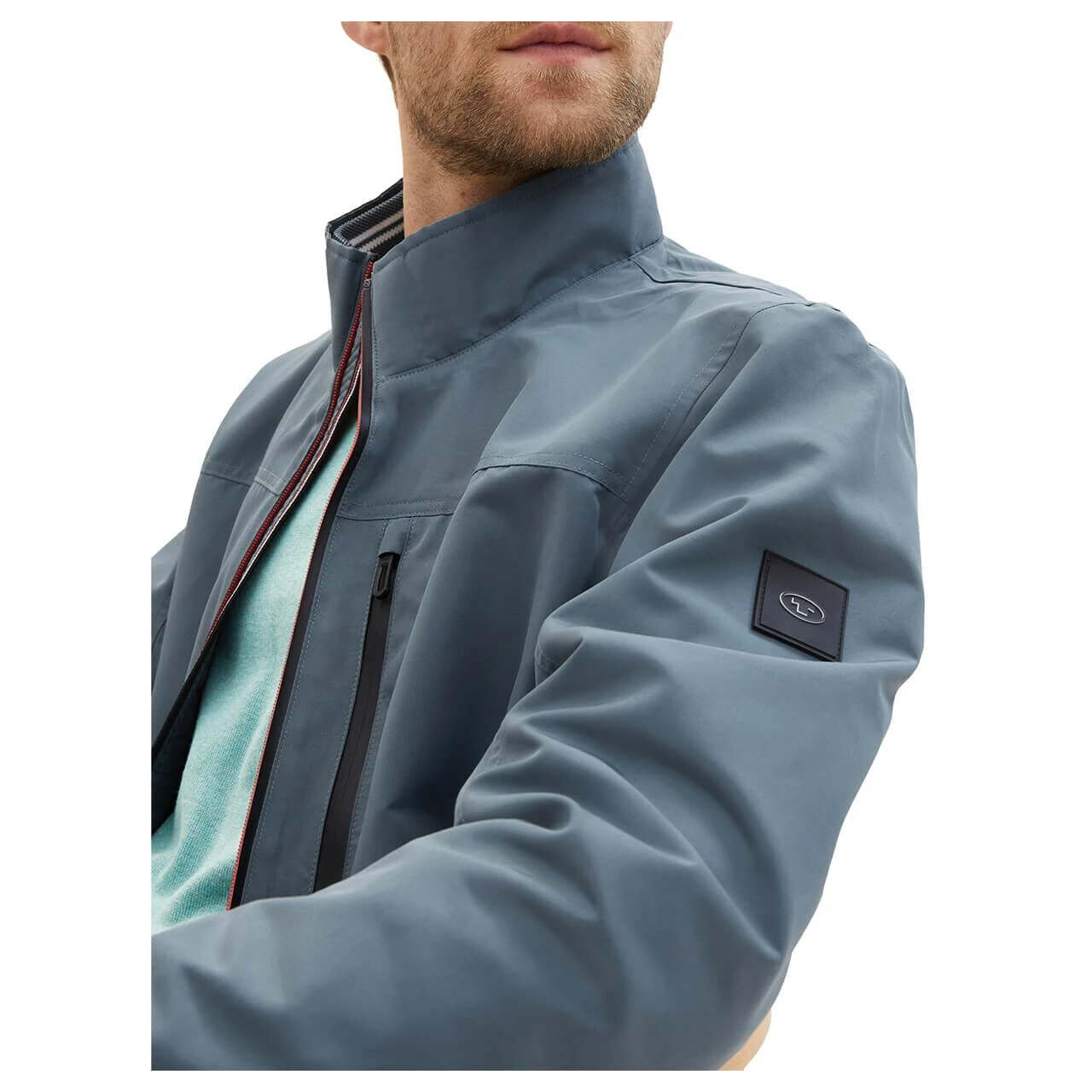 Tom Tailor Herren Jacke Casual Blouson Dusty Dark Teal 6 Tom Tailor Herren Jacke Casual Blouson Dusty Dark Teal – Bild 6