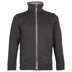 Tom Tailor Herren Sweatjacke Dark Grey Melange