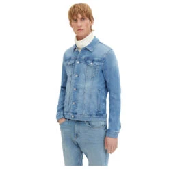 Tom Tailor Herren Jeansjacke Light Stone Wash Denim 9 Tom Tailor Herren Jeansjacke Light Stone Wash Denim -Modebekleidungs Geschäft tom tailor denim jacket jeansjacke blau 10280 detail