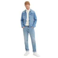 Tom Tailor Herren Jeansjacke Light Stone Wash Denim 8 Tom Tailor Herren Jeansjacke Light Stone Wash Denim -Modebekleidungs Geschäft tom tailor denim jacket jeansjacke blau 10280 vorne