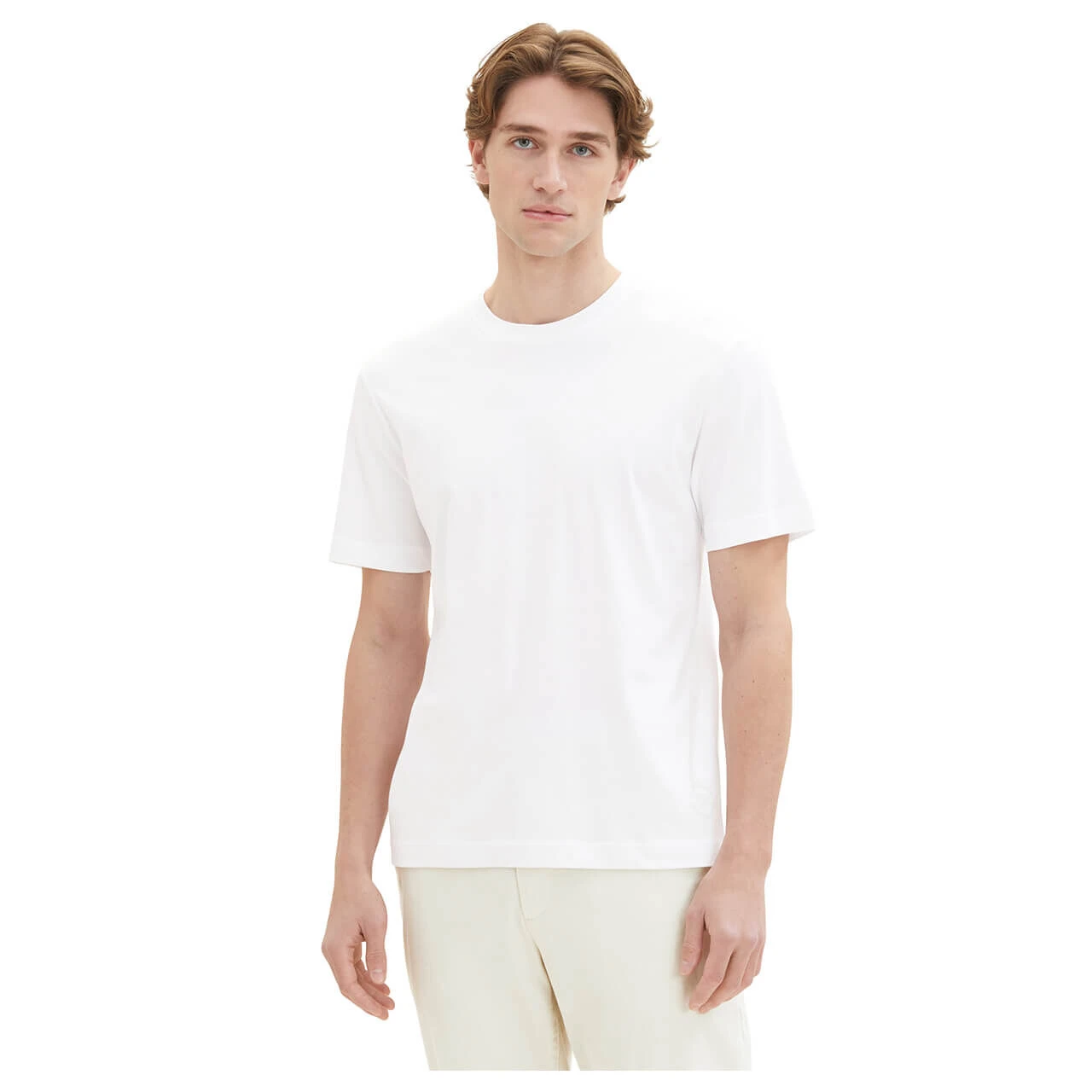 Tom Tailor Herren T-Shirts Smart White 2 Tom Tailor Herren T-Shirts Smart White – Bild 2