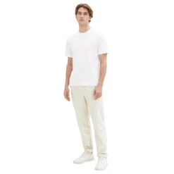 Tom Tailor Herren T-Shirts Smart White 10 Tom Tailor Herren T-Shirts Smart White -Modebekleidungs Geschäft tom tailor double pack crew neck t shirt weiss 20000 vorne