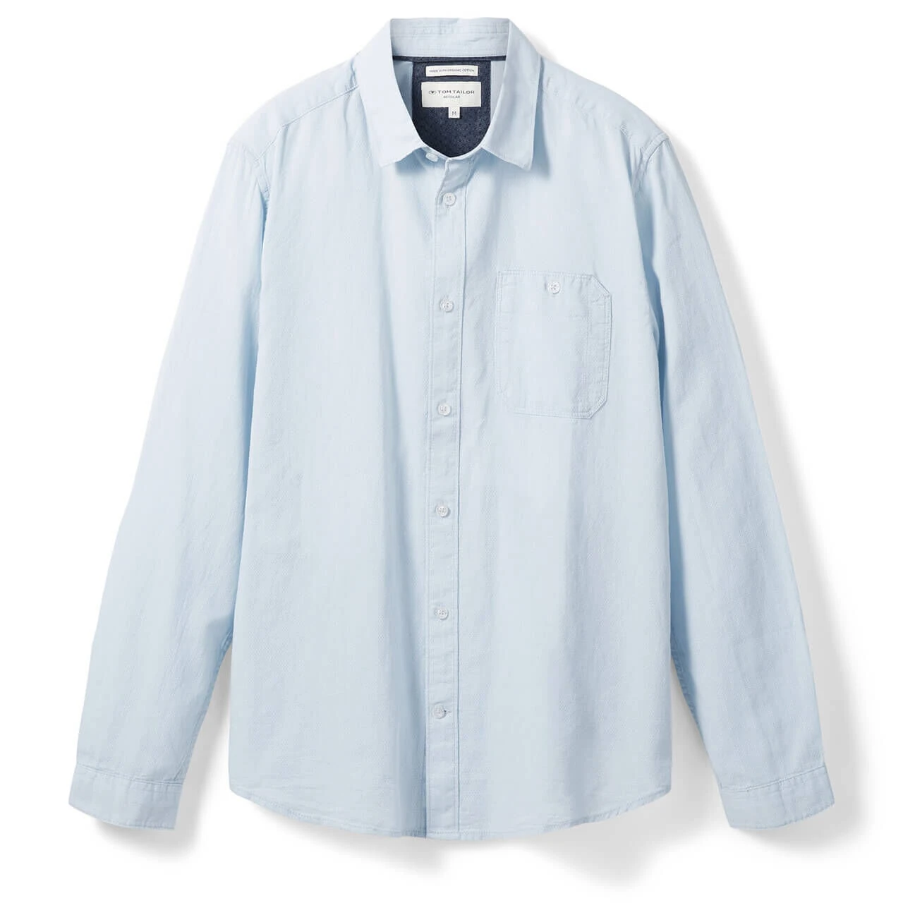 Tom Tailor Herren Hemd Light Blue White Structure 2 Tom Tailor Herren Hemd Light Blue White Structure – Bild 2