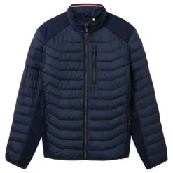 Tom Tailor Herren Jacke Hybrid Jacket Sky Captain Blue