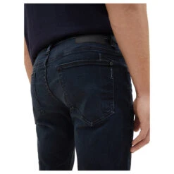 Tom Tailor Josh Jeans Blue Black Superflex Denim -Modebekleidungs Geschäft tom tailor jeans josh blau 10170 ansicht detail hinten