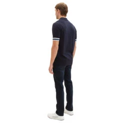 Tom Tailor Josh Jeans Blue Black Superflex Denim -Modebekleidungs Geschäft tom tailor jeans josh blau 10170 ansicht hinten
