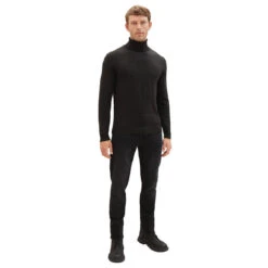 Tom Tailor Josh Jeans Used Black Denim -Modebekleidungs Geschäft tom tailor jeans josh schwarz 10250 ansicht