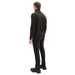 Tom Tailor Josh Jeans Used Black Denim -Modebekleidungs Geschäft tom tailor jeans josh schwarz 10250 ansicht hinten