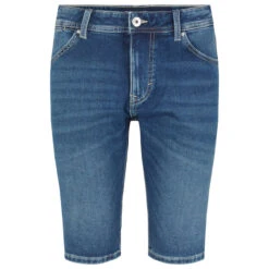 Tom Tailor Josh Jeans Bermuda Tinted Blue Denim 11 Tom Tailor Josh Jeans Bermuda Tinted Blue Denim -Modebekleidungs Geschäft tom tailor jeans josh shorts blau 10127 ansicht vorne