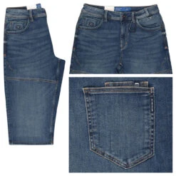 Tom Tailor Morris Overknee 3/4 Jeans Tinted Blue Denim