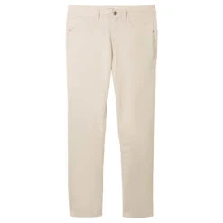 Tom Tailor Baumwollhose Light Cashew Beige -Modebekleidungs Geschäft tom tailor jeans regular performance pants beige 10336 ansicht vorne