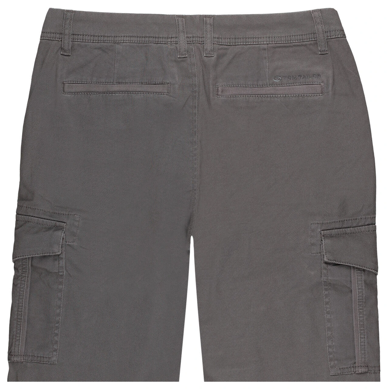 Tom Tailor Cargo Chino Baumwoll Bermuda Grey Structure Print 2 Tom Tailor Cargo Chino Baumwoll Bermuda Grey Structure Print – Bild 2