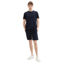 Tom Tailor Chino Baumwoll Bermuda Sky Captain Blue 14 Tom Tailor Chino Baumwoll Bermuda Sky Captain Blue -Modebekleidungs Geschäft tom tailor jeans slim chino shorts blau 10668 model vorne