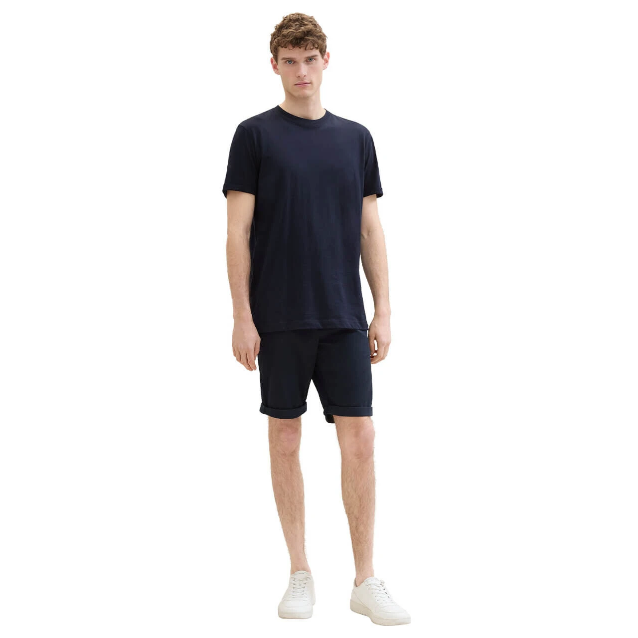 Tom Tailor Chino Baumwoll Bermuda Sky Captain Blue 5 Tom Tailor Chino Baumwoll Bermuda Sky Captain Blue – Bild 5