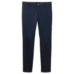 Tom Tailor Piqué Chinohose Sky Captain Blue -Modebekleidungs Geschäft tom tailor jeans slim pique chino sky captain blue 10668 ansicht vorne