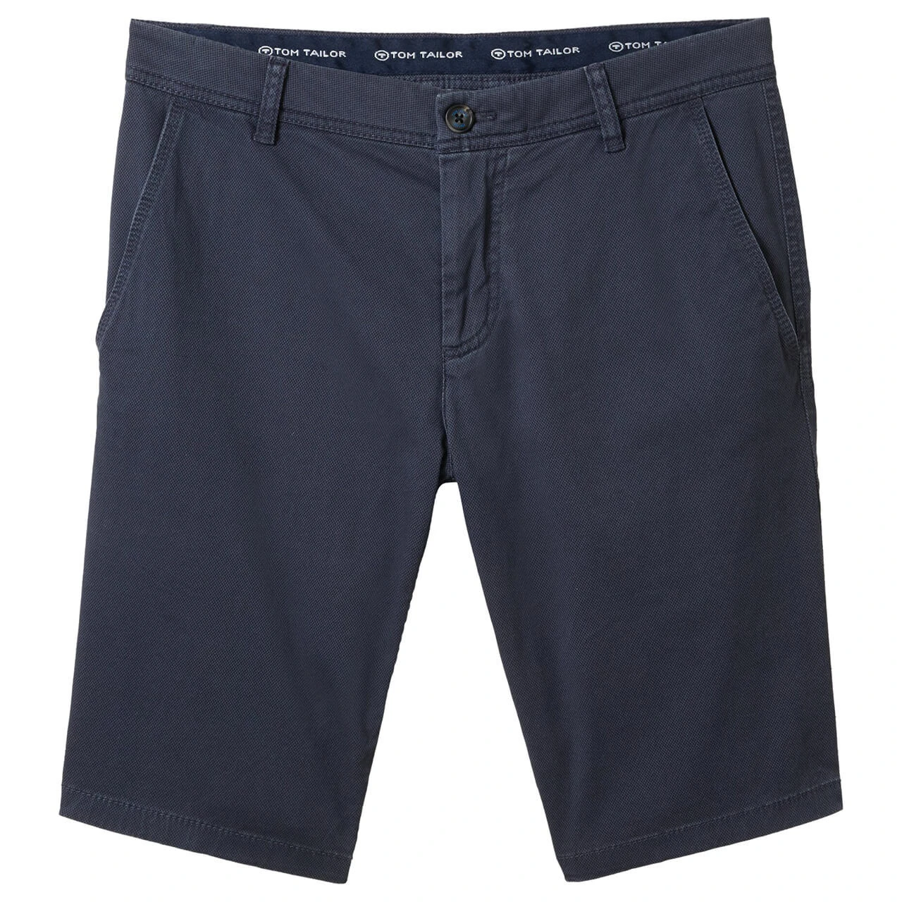 Tom Tailor Chino Baumwoll Bermuda Navy Structure Print 3 Tom Tailor Chino Baumwoll Bermuda Navy Structure Print – Bild 3