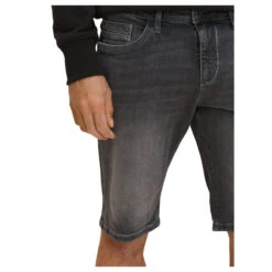 Tom Tailor Josh Jeans Bermuda Used Mid Stone Grey -Modebekleidungs Geschäft tom tailor josh shorts grau 10219 ansicht detail