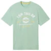 Tom Tailor Herren T-Shirt Paradise Mint Logo Print